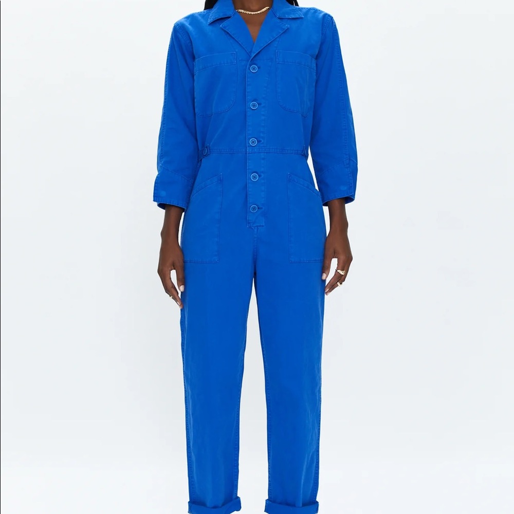 Tanner Pistola Jumpsuit in Cobalt